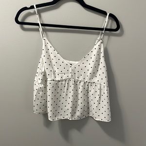 Dynamite Peplum Crop Tank